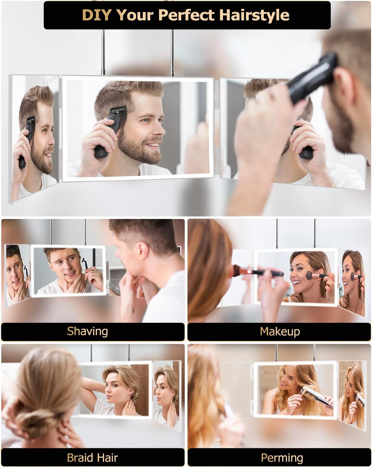 Vanmirr telescoping hooks extend mounting options on door, wall, or bathroom.