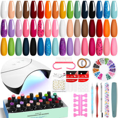 VANREESA gel nail kit gift box for beginner at-home manicures
