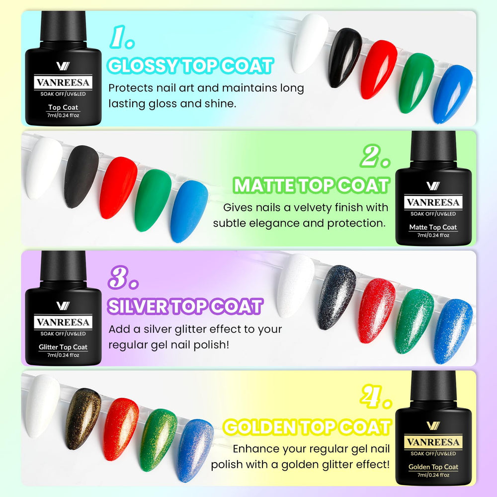 VANREESA 56-color display boards helps you pick shades quickly.