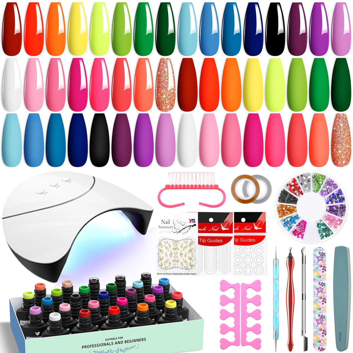 VANREESA gel nail kit gift box ready for gifting and home manicures.