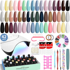 VANREESA gel nail polish kit cover image shows a complete home manicure set for beginners.