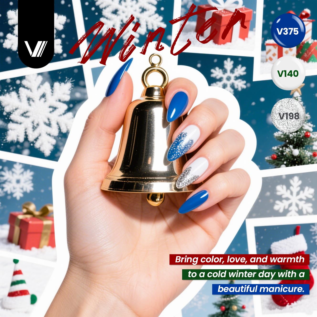VANREESA glitter top coat 7ml adds sparkle and dimension to nails.