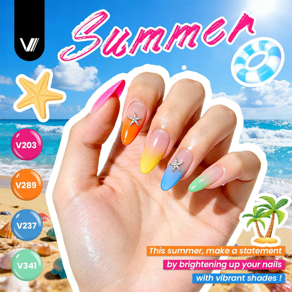 VANREESA glitter top coat image adds festive sparkle to nail art.