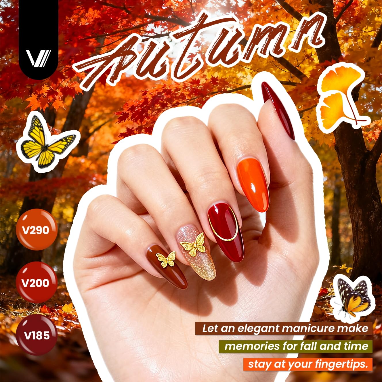 VANREESA glossy top coat image delivers high-shine finish with smooth application.