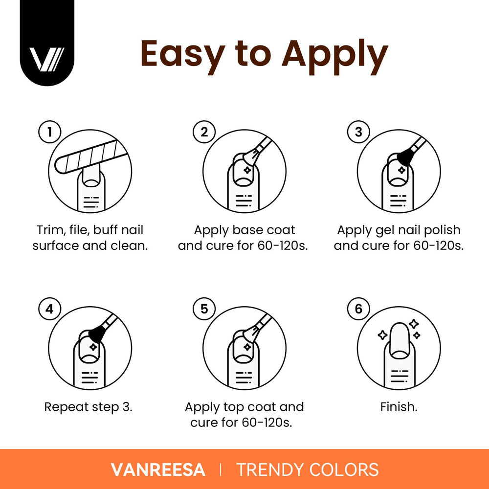 VANREESA home nail art ideas inspired by 55 colors for creative looks.