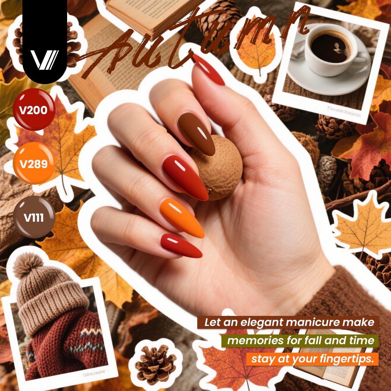 VANREESA matte top coat 7ml provides a velvety, modern finish.
