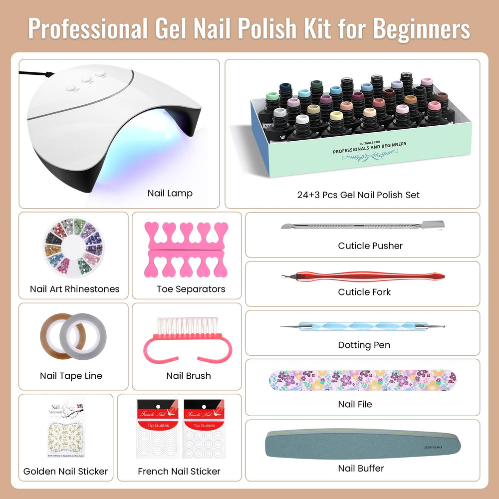 VANREESA nail art decorations offer accents to spark creative designs.