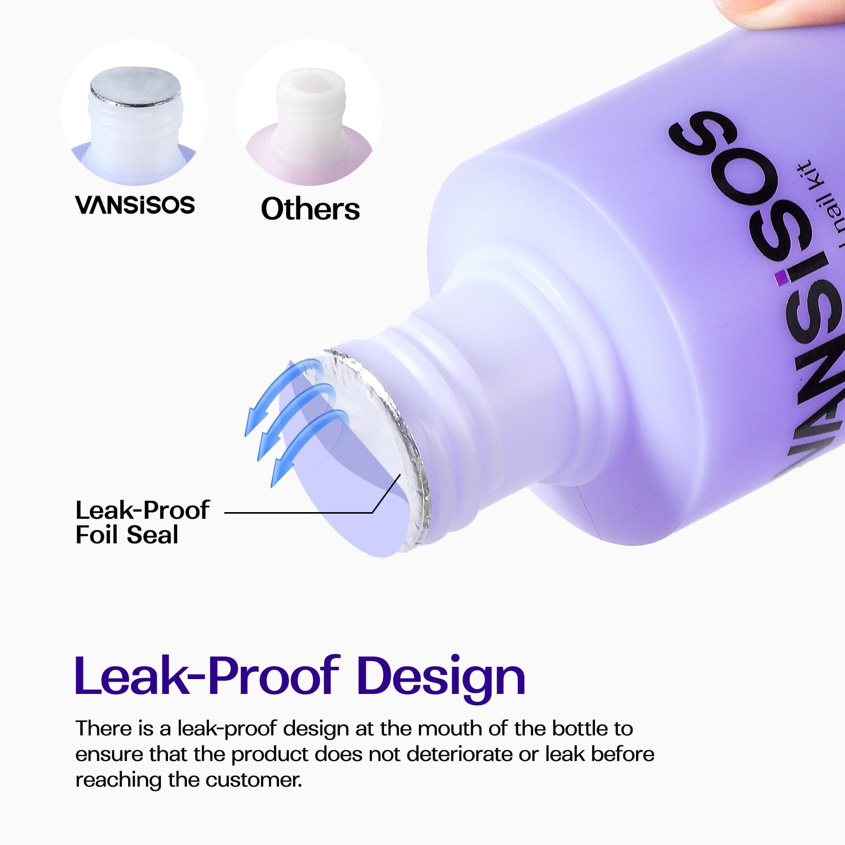 VANSISOS acrylic liquid dries in 5-8 minutes for quicker sessions.