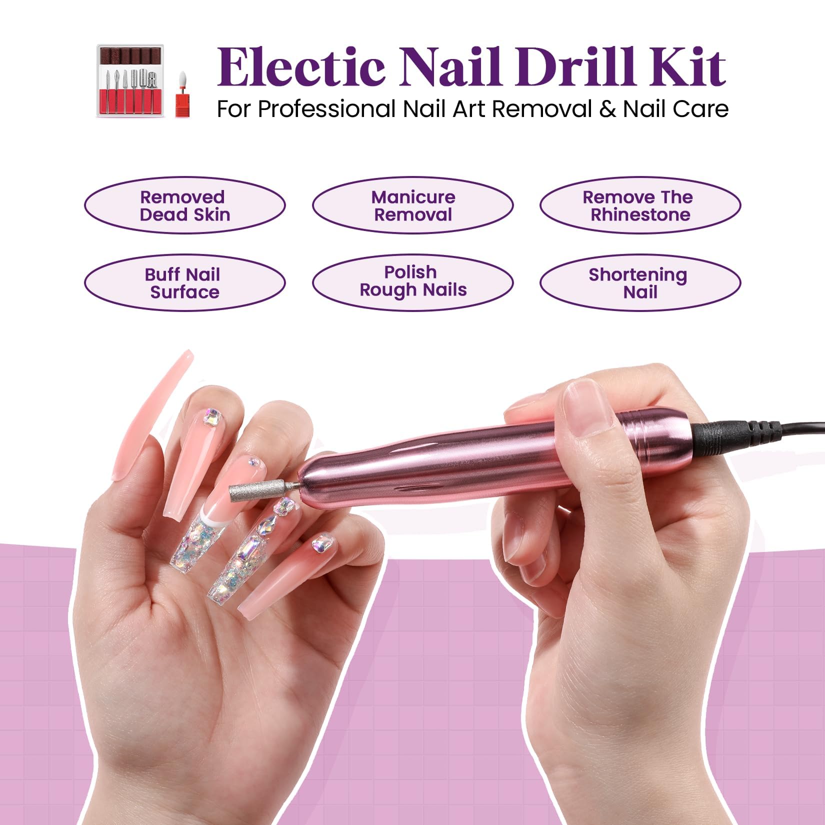 VANSISOS nail art tools and brushes organized for DIY sessions.