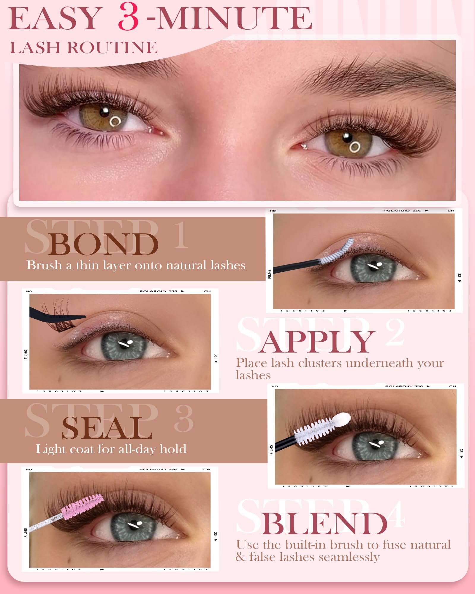 Vanssymunlin DIY at-home eyelash extension setup for easy application