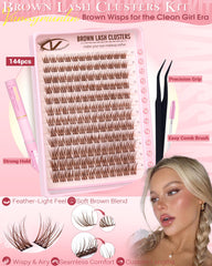 Vanssymunlin lash brush in use helps blend for seamless finish.