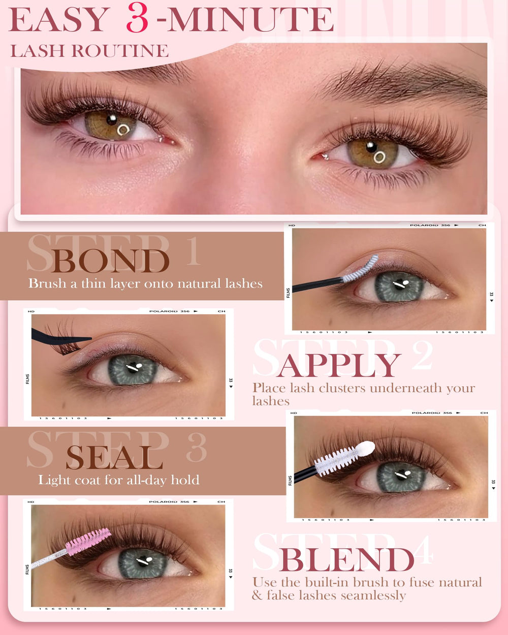 Vanssymunlin length range 10-16mm enables customizable layers for various eye shapes.
