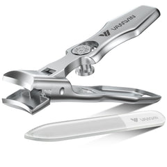 VANWIN wide-jaw clippers for thick nails enable easier trimming.