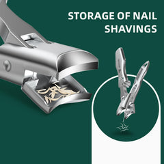 VANWIN toenail-clippers-for-seniors highlight a large grip for comfortable use.