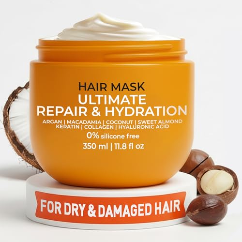 VAO Deep Conditioning Hair Mask bottle delivering intensive repair for damaged hair