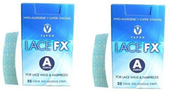 Vapon Lace FX A Curve Tape demonstrates seamless front hairline adhesion for a natural wig blend