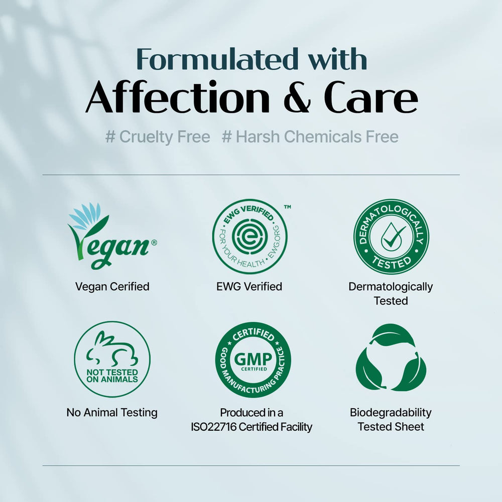 varuza Real Natural Sheet Mask EWG VERIFIED seal highlights safety and clean ingredients.