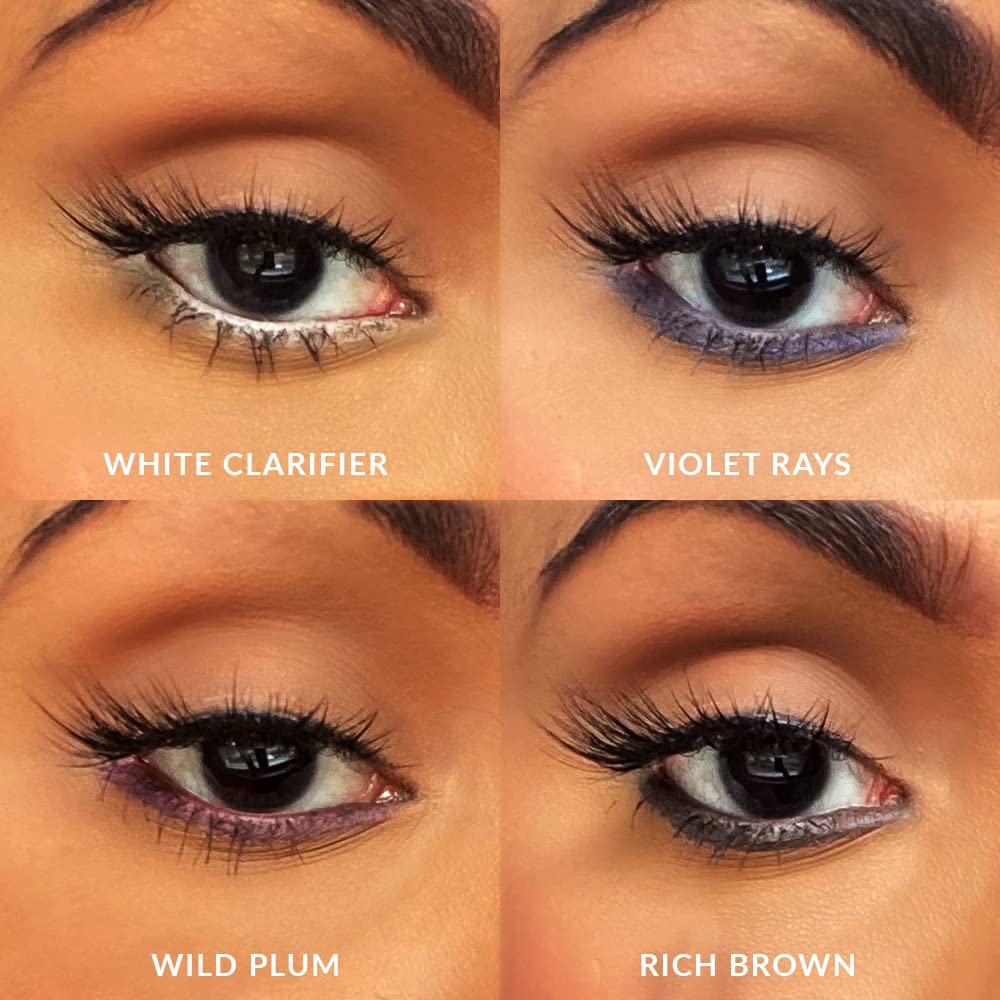 VASANTI Kajal Waterline Eyeliner Pencil Rich Brown safe for sensitive eyes with travel-friendly packaging.