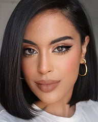 VASANTI Kajal Waterline Eyeliner Pencil Rich Brown swatch shows true color and smooth texture.