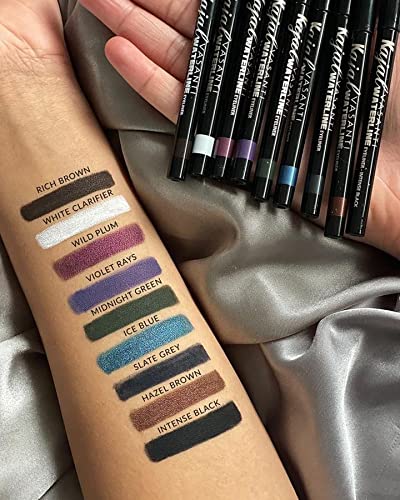 VASANTI Kajal Waterline Eyeliner Pencil Rich Brown waterproof formula resists moisture.