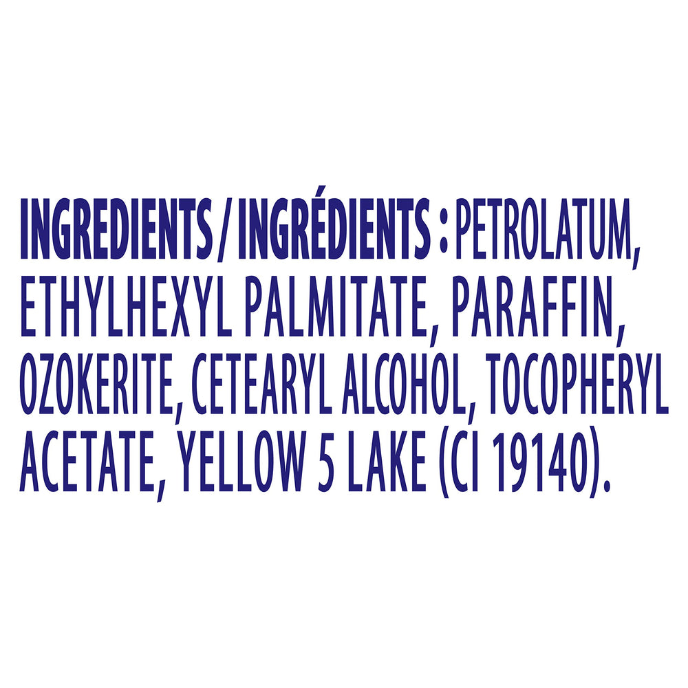 Vaseline body balm stick on dry skin spot-treatment example.