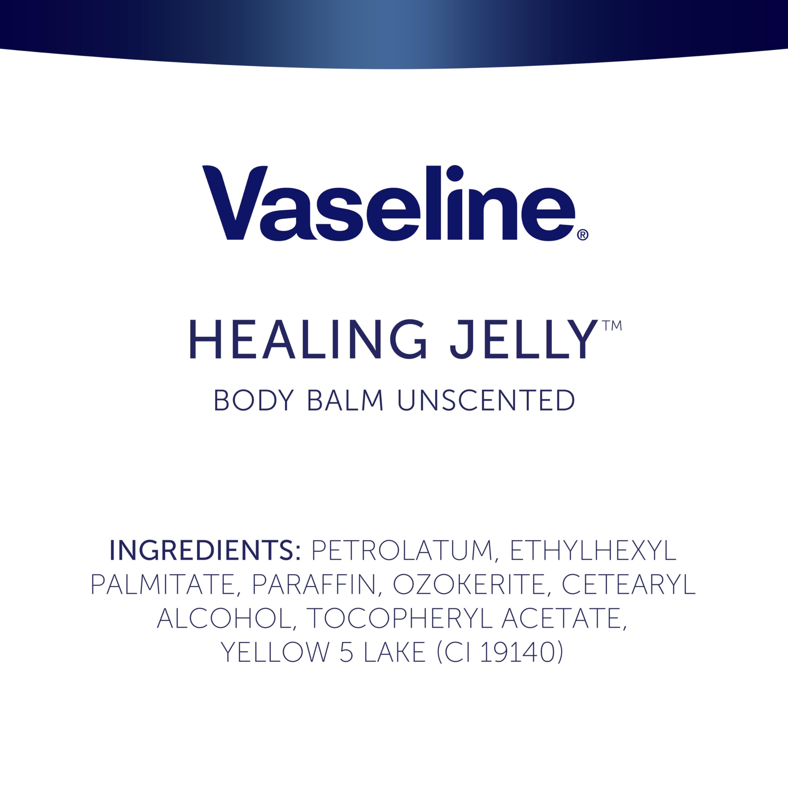 Vaseline Brand Logo on box conveys family-friendly skincare.