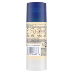 Vaseline Cocoa Shimmer Jelly Stick applied to the face to illuminate and hydrate.