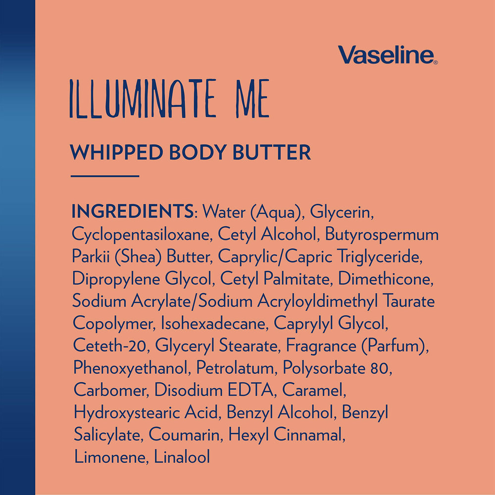 Vaseline Illuminate Me set on display with full product lineup.