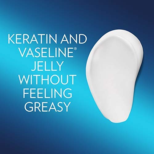 Non-greasy, fast-absorbing Vaseline Intensive Care hand cream texture on skin