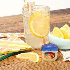 Vaseline Lip Therapy Cocoa Butter pack in pocket for quick hydration