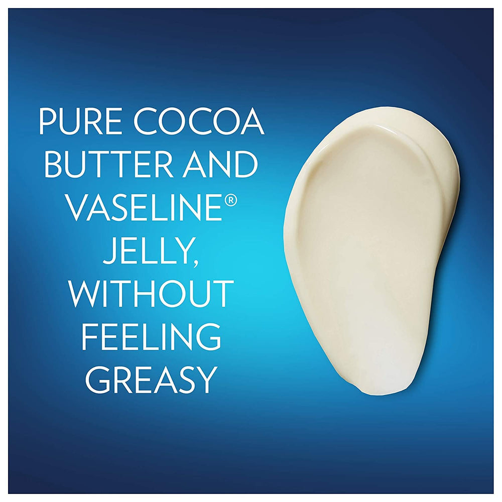 Vaseline Cocoa Butter Lip Therapy tube ready to moisturize lips.
