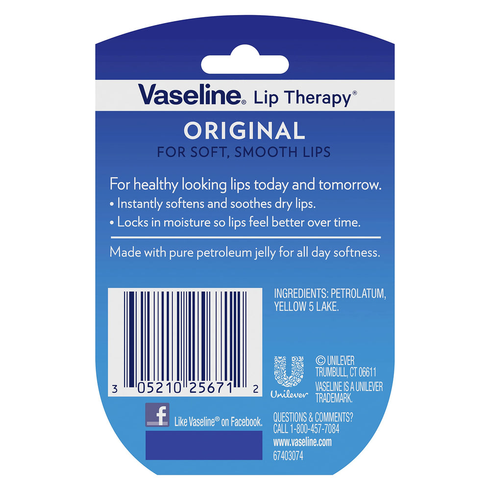 Vaseline Lip Therapy Original Mini bulk packaging shows value and convenience.