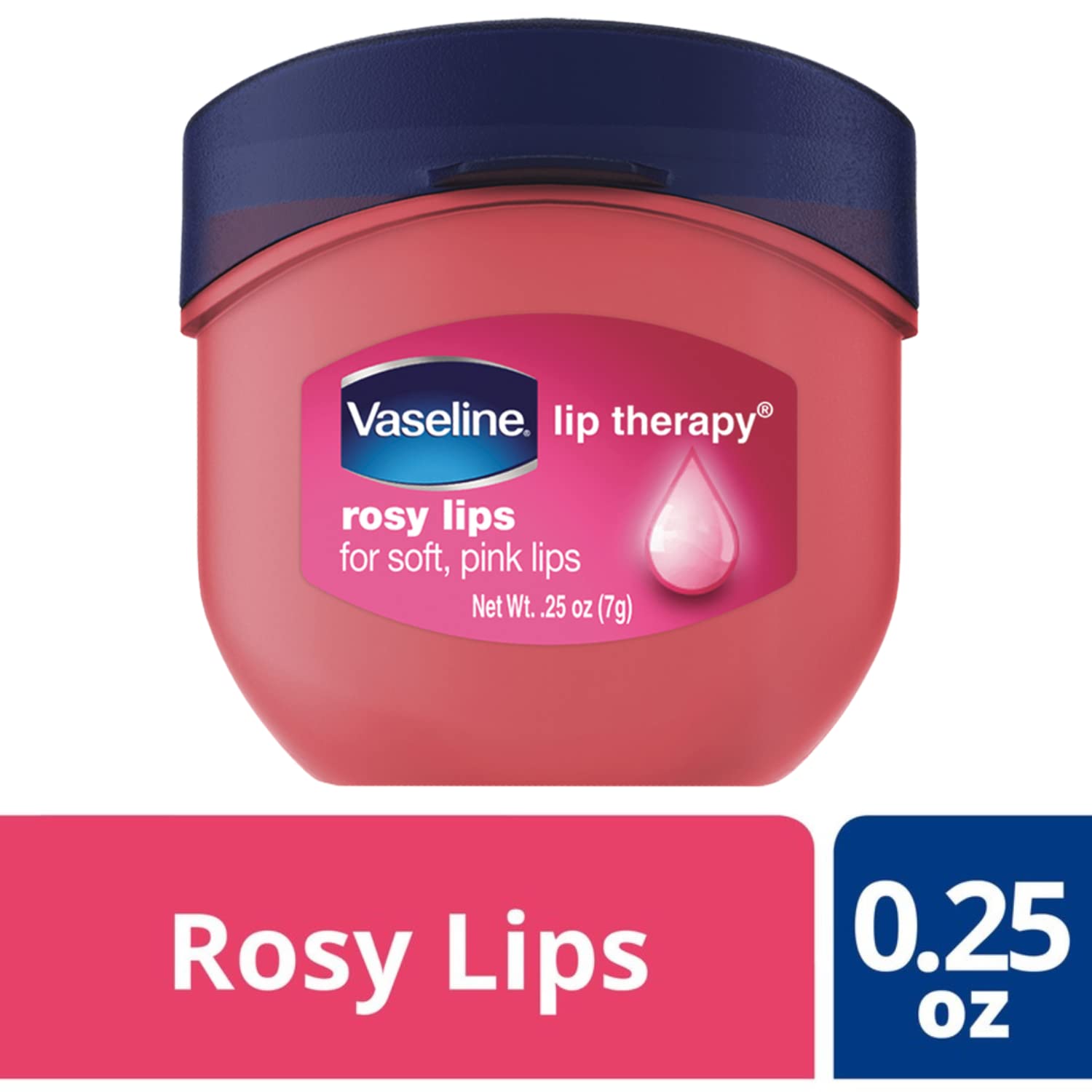 Vaseline Lip Therapy Rosy Lips with rose fragrance for daily care