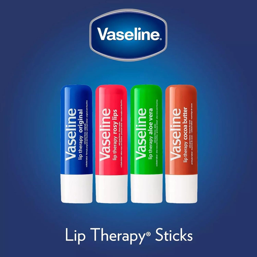 Paquete de dos productos para el cuidado diario de manos y labios.