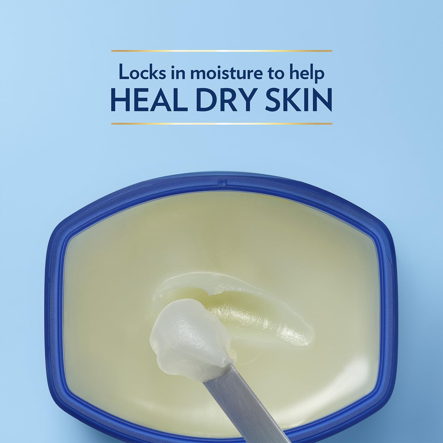 Vaseline Petroleum Jelly on lips use for soft, moisturized lips.
