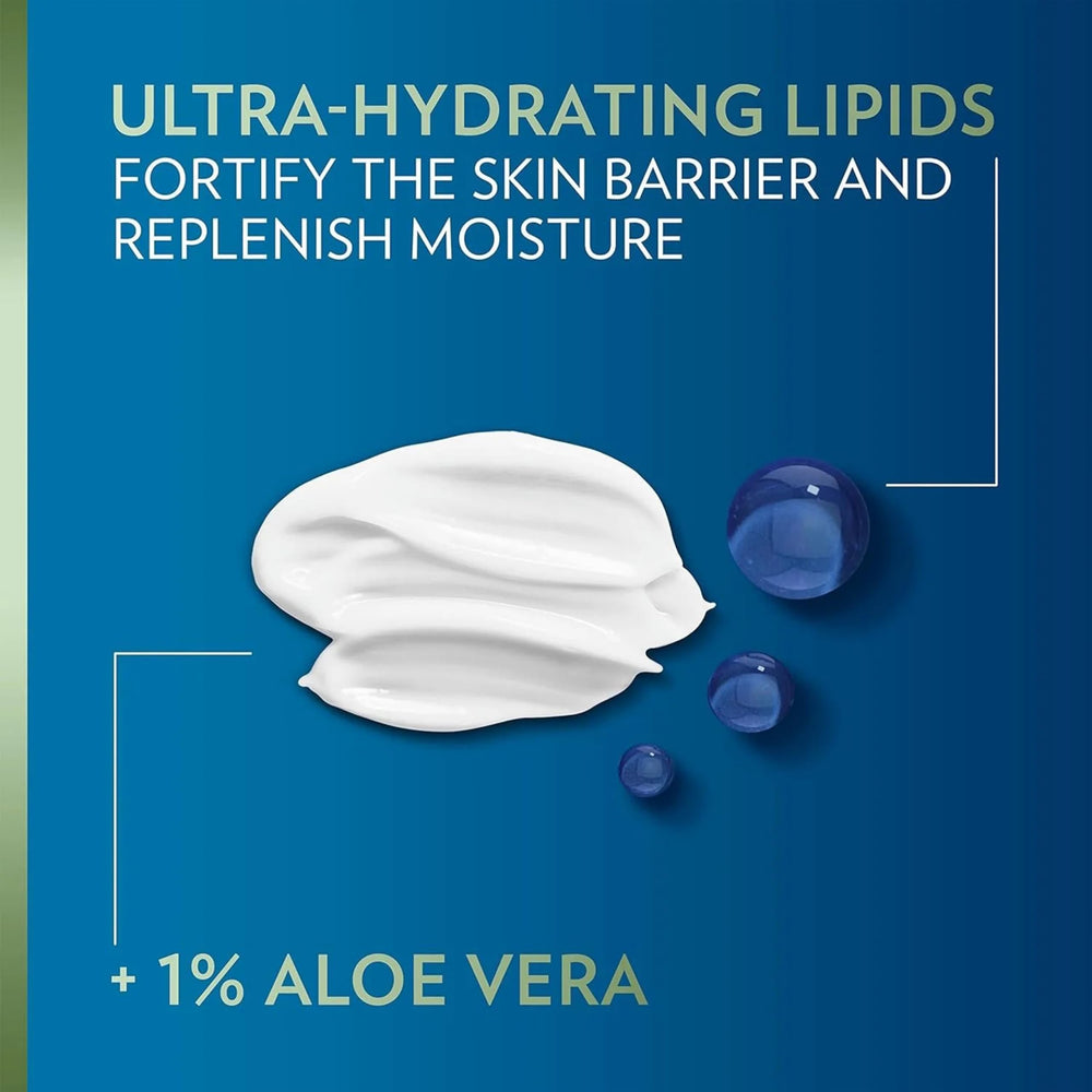 After-use skin appearance with Vaseline Soothing Hydration suggests healthier look