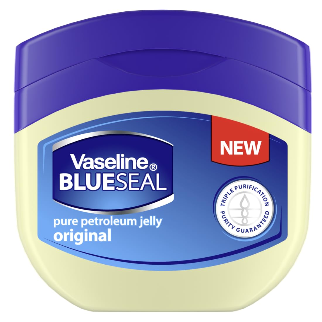 Vaseline and hand-painted Van Gogh reproduction front view showing vibrant color and protective care