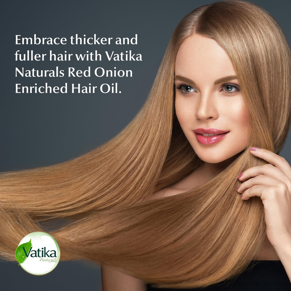 Vatika Naturals packaging side view with clear product name.