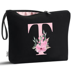 Vavabox A-Z personalized makeup bag front print with customizable initials for a thoughtful gift.