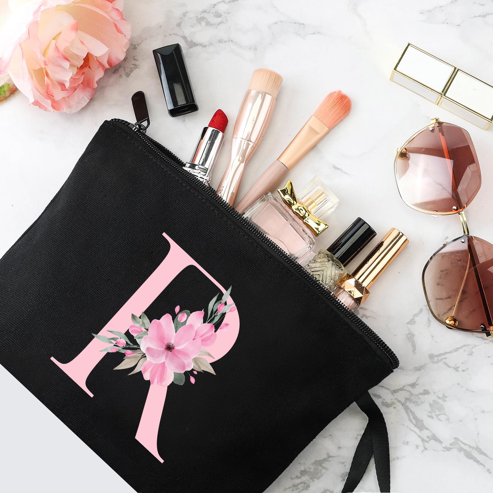 Vavabox makeup bag dimensions 24x16x5 cm, spacious for lipstick and brushes.