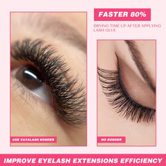 VAVALASH lash bonder provides a water-resistant seal after application.