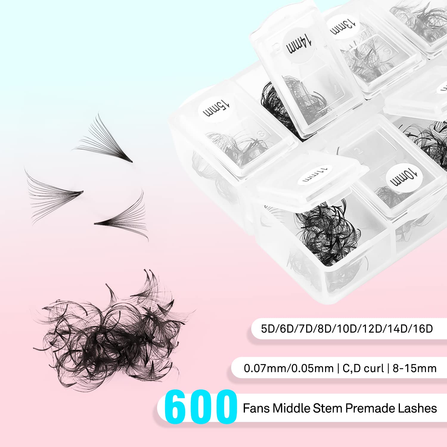 VAVALASH packaging showing 8 grids per box for organized selection