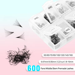 VAVALASH packaging showing 8 grids per box for organized selection