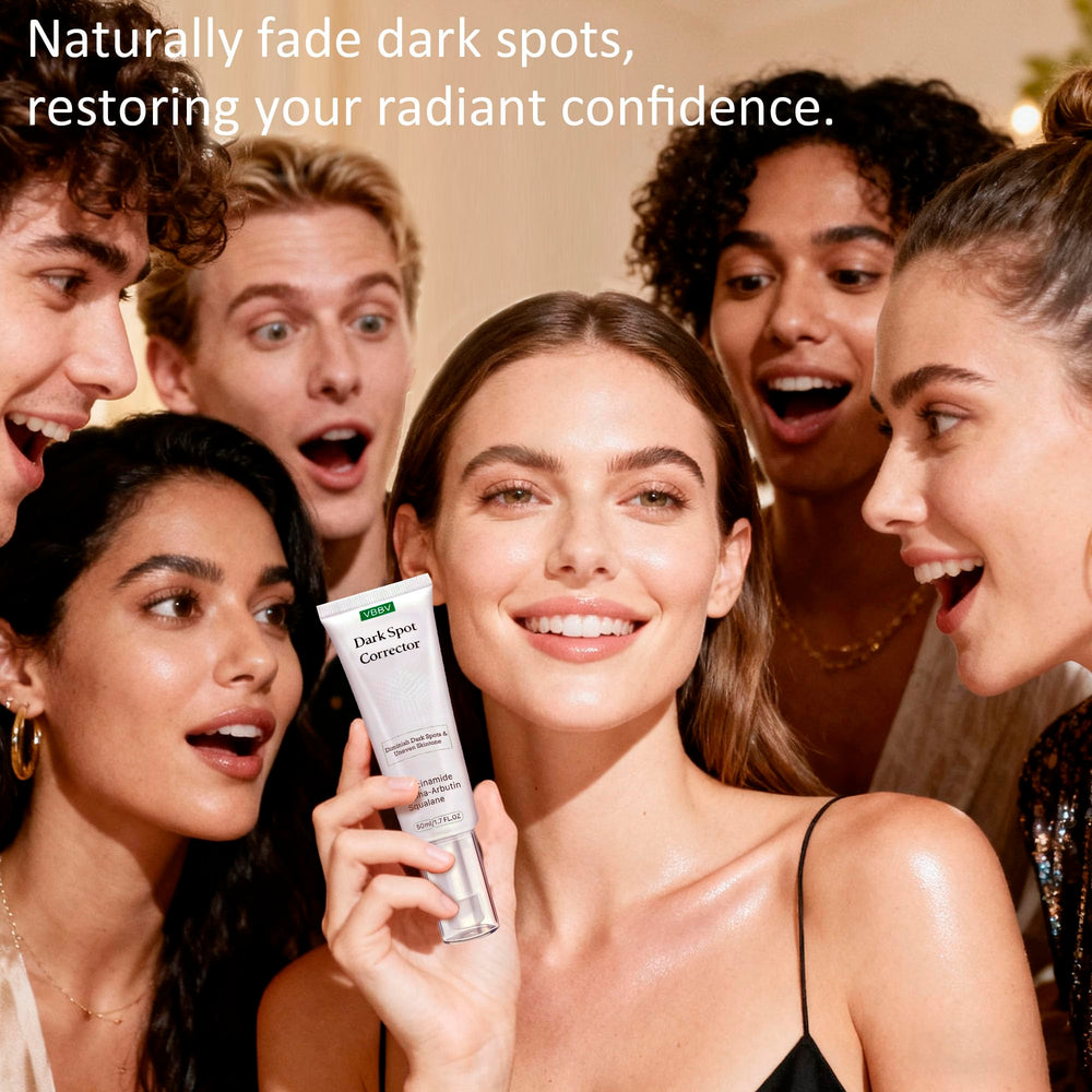 VBBV dark spot remover application on face demonstrates quick, non-sticky daily use.