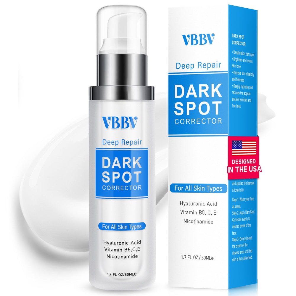 VBBV dark spot remover bottle shown for face care and brightening