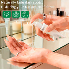 VBBV dark spot remover serum texture shows lightweight absorption without greasiness.