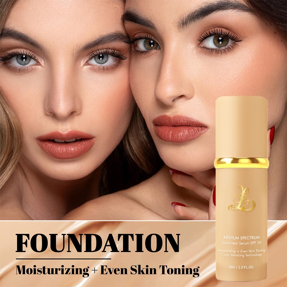 VBEYD Foundation 4-in-1 natural-glow close-up suggests hydration and a soft-matte finish after wear.