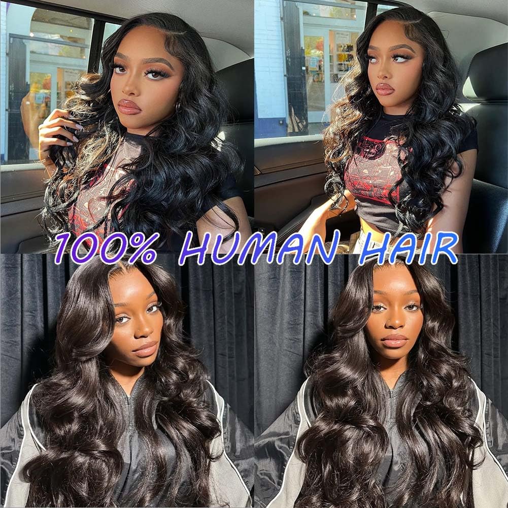 VBOKYD body wave bundles packaging box with care card