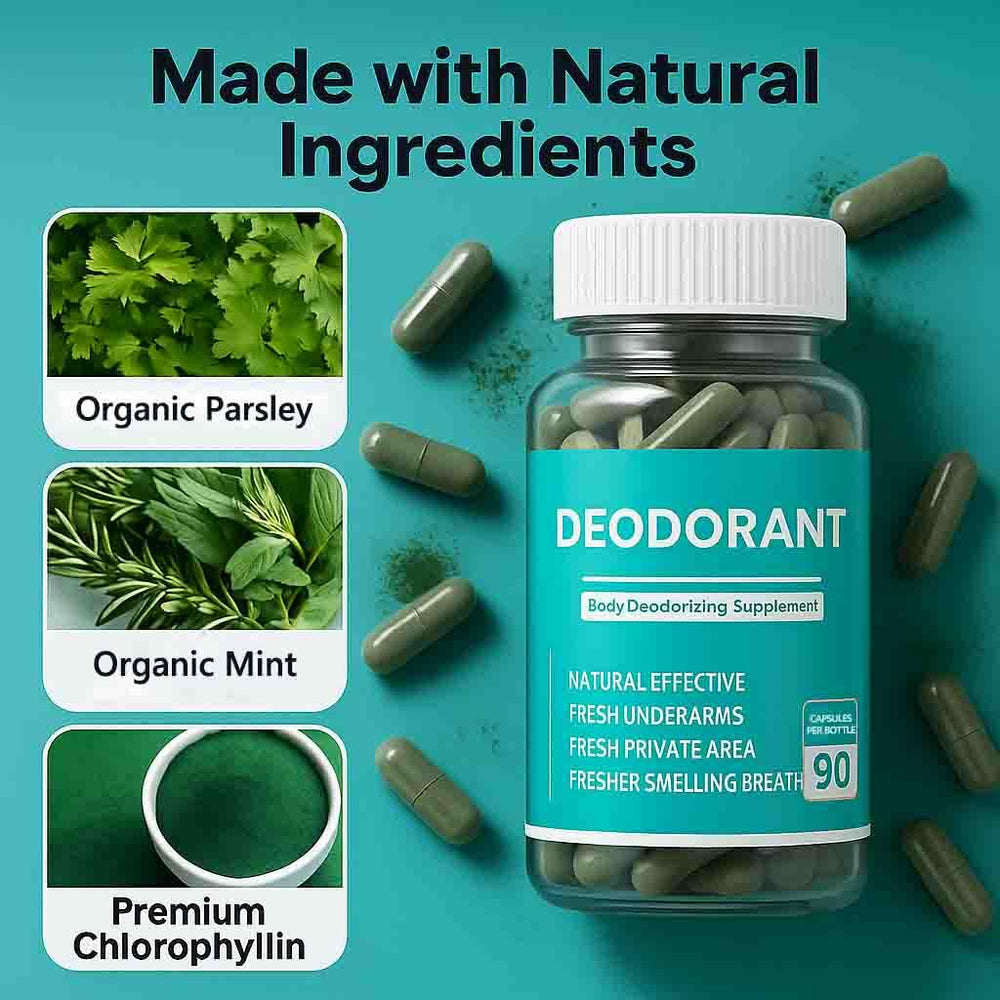 Vbolre office-day freshness shot features daily chlorophyll supplementation.
