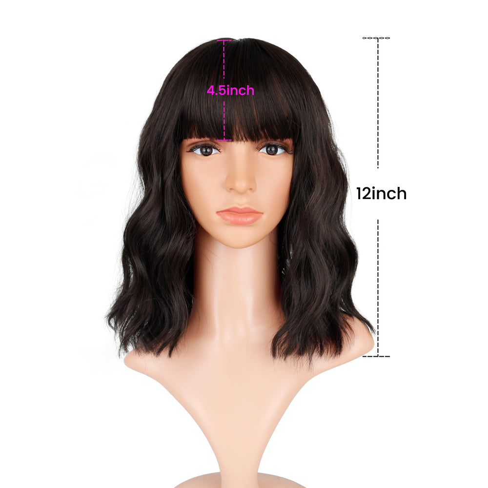 VCKOVCKO wig with adjustable straps ensures secure fit.